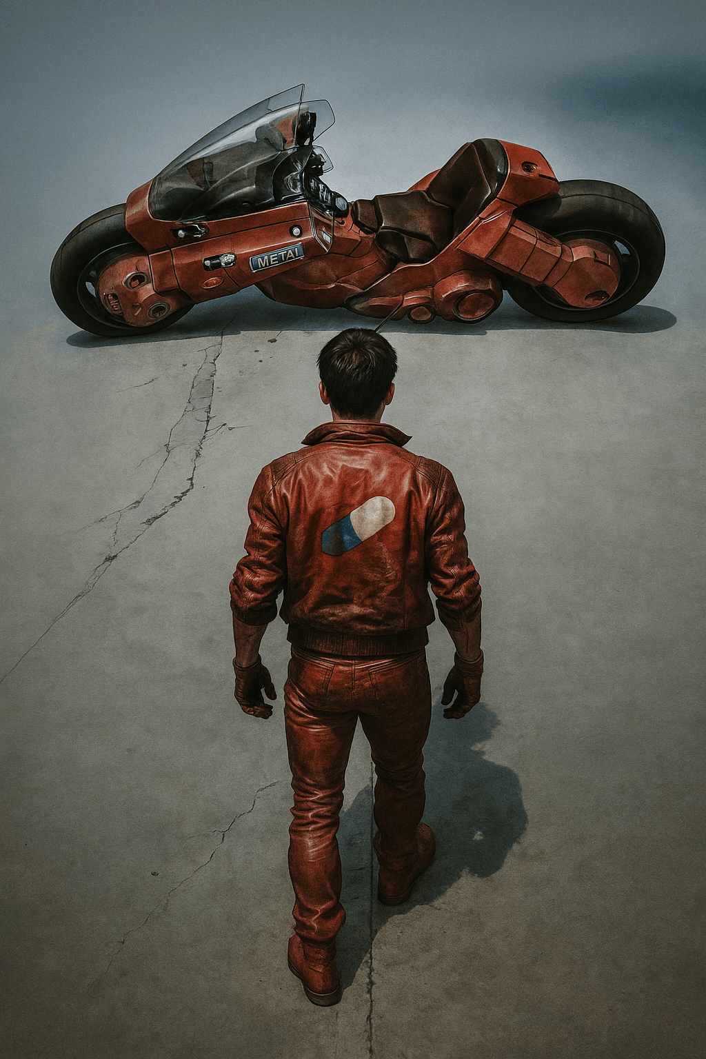 kaneda, akira, sora, ai, cartoon, realism, Katsuhiro Ōtomo